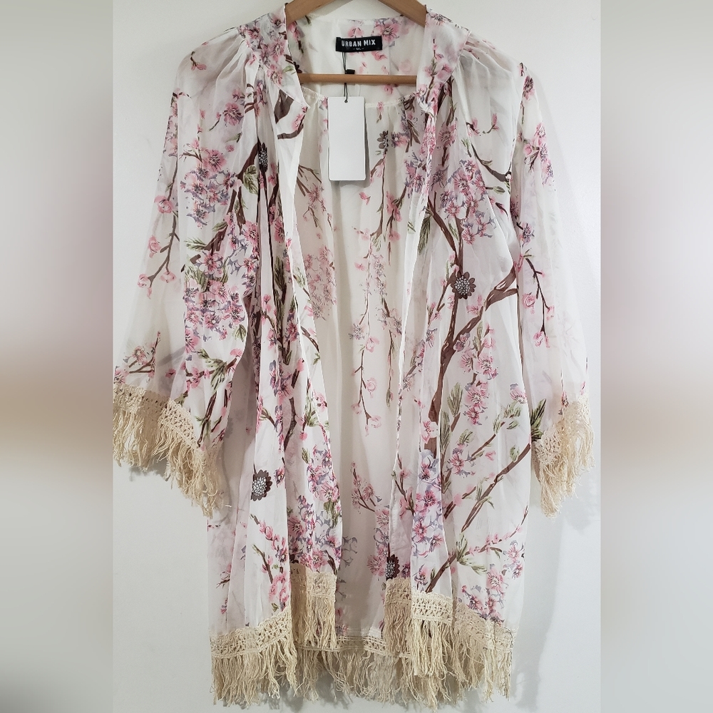 Urban Mix Floral Print Cover up